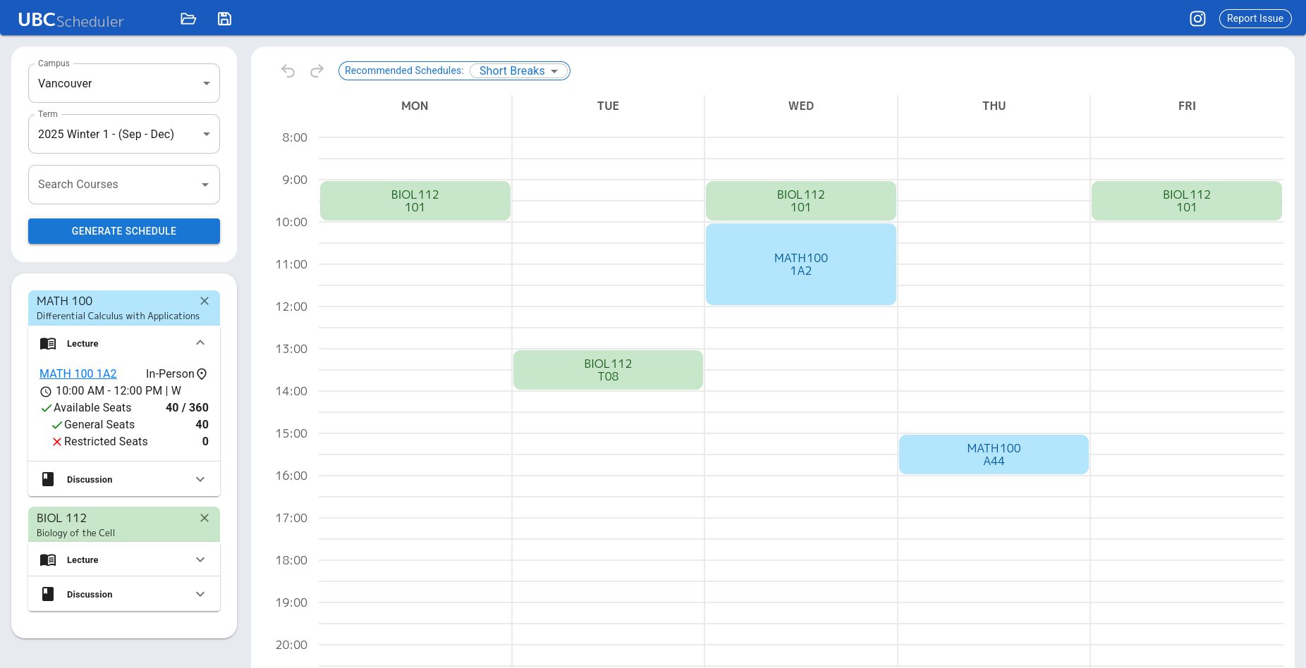 UBCScheduler